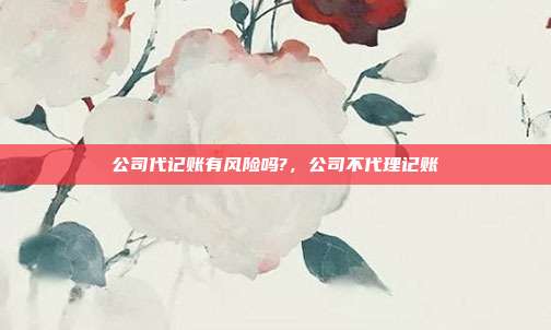 公司代记账有风险吗?,公司不代理记账