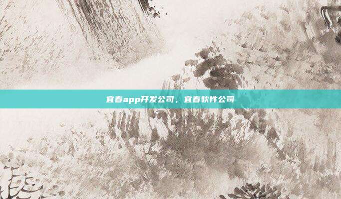 宜春app开发公司,宜春软件公司