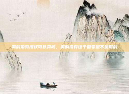 美的没有授权可以卖吗,美的没有这个型号是不是假的