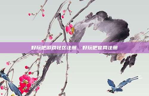 好玩吧游戏社区注册,好玩吧官网注册